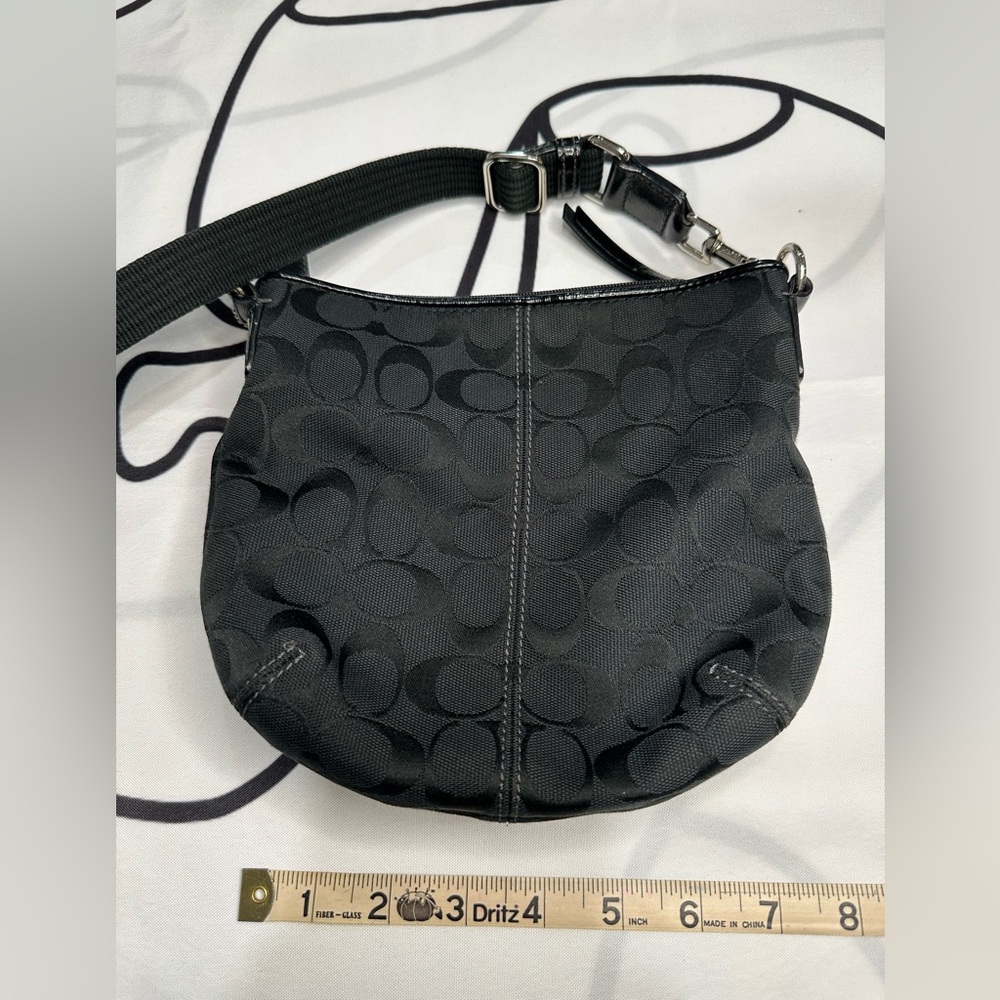 Coach Signature C Black Crossbody Bag